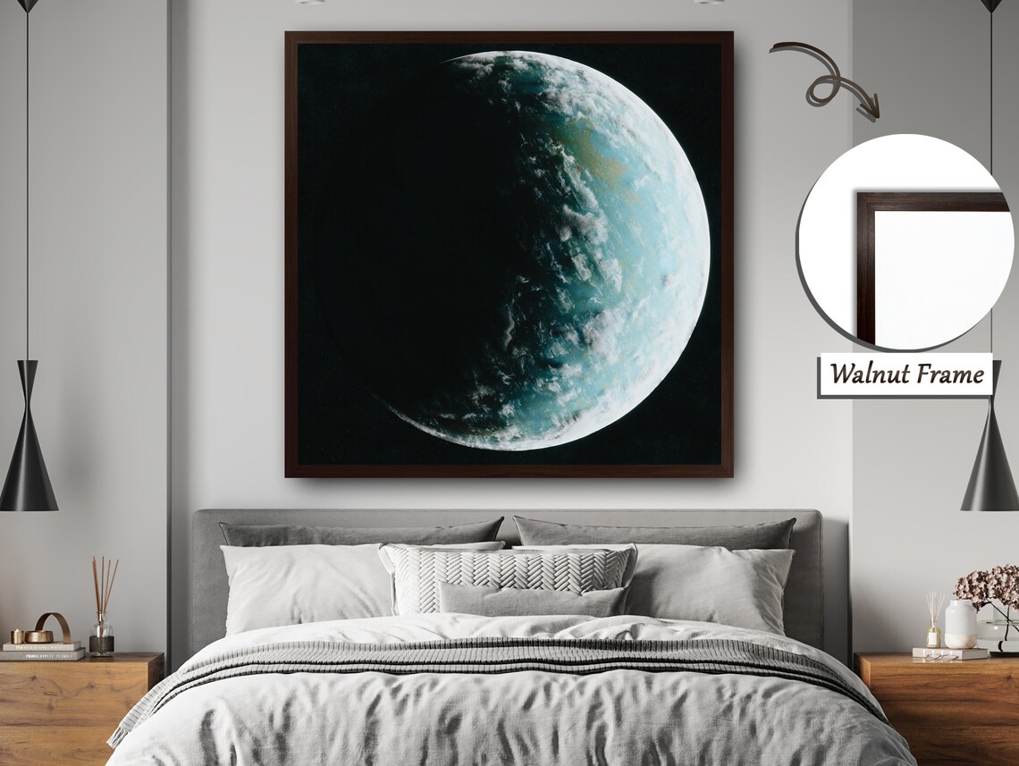 Earth Planet Art, Cosmic Perspective Wall Art - Image 3