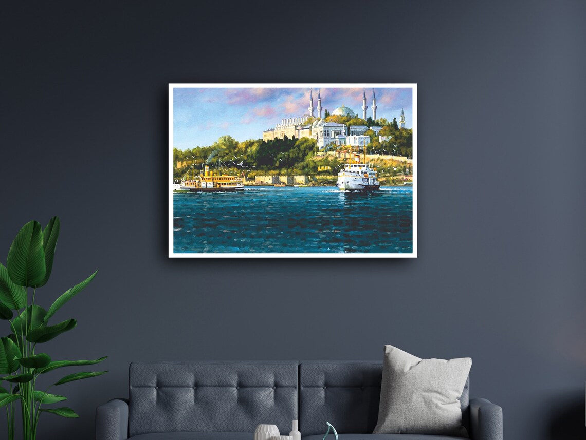 Bosphorus Vista, Historical Architecture Urban Scene - Image 4