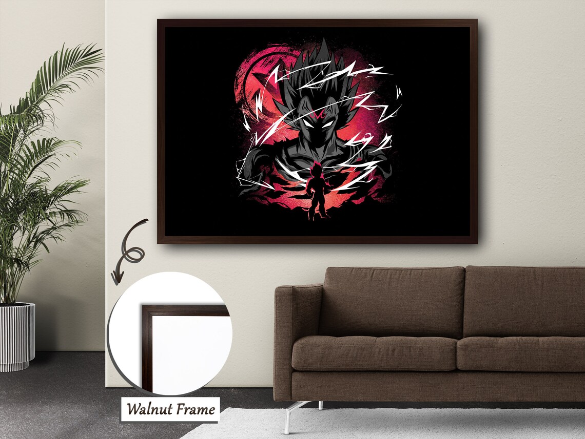 Dance Of The Fiery Silhouette, Modern Art - Image 3
