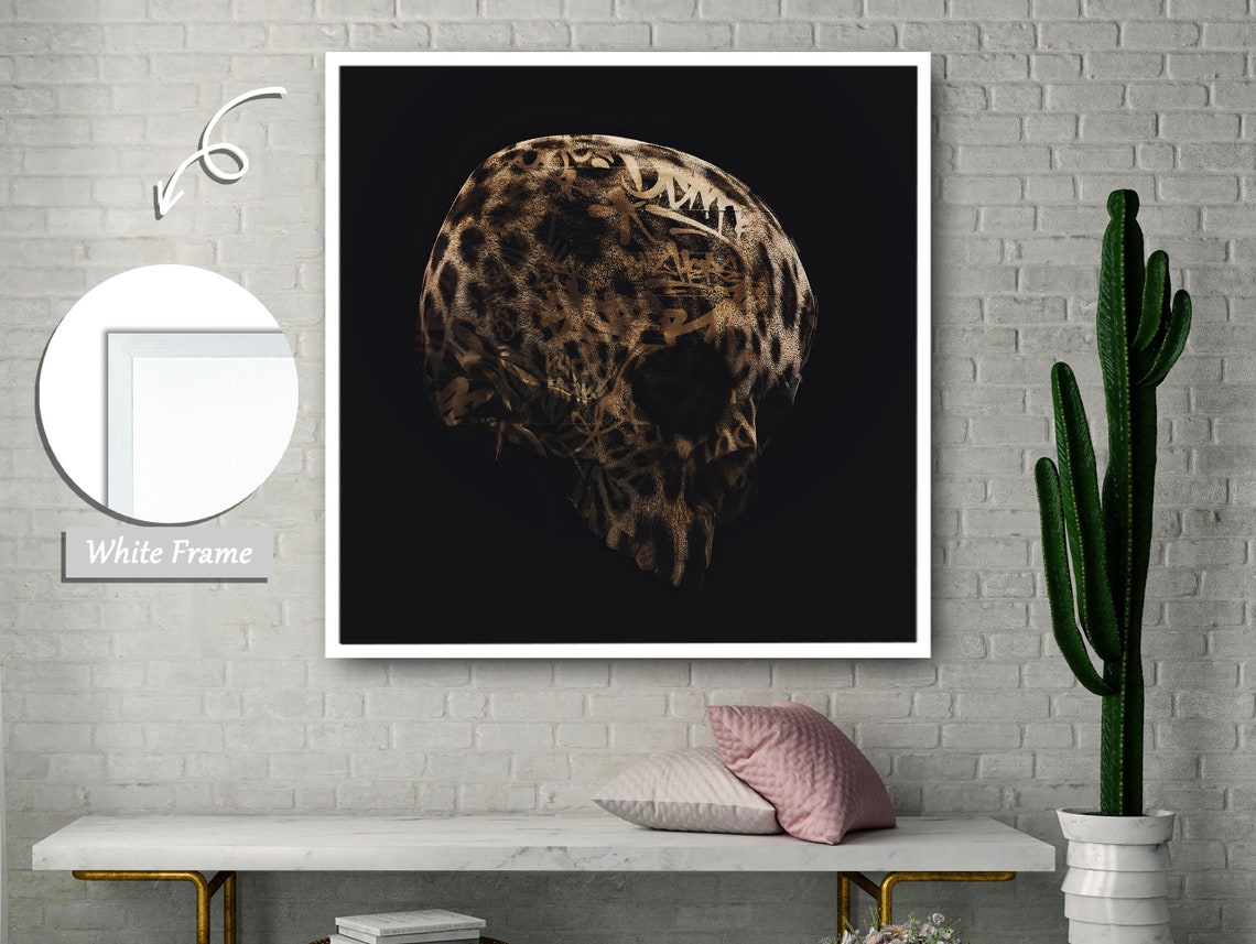 Leopard Print Skull - Wild Beauty Decor - Image 3