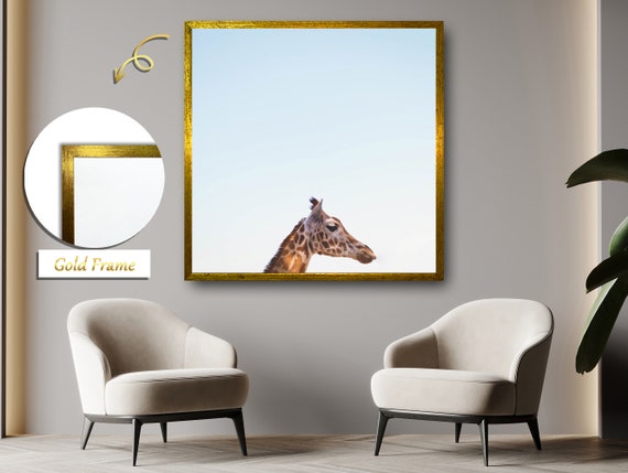 Heavenly Giraffe - Contemporary Travel Poster