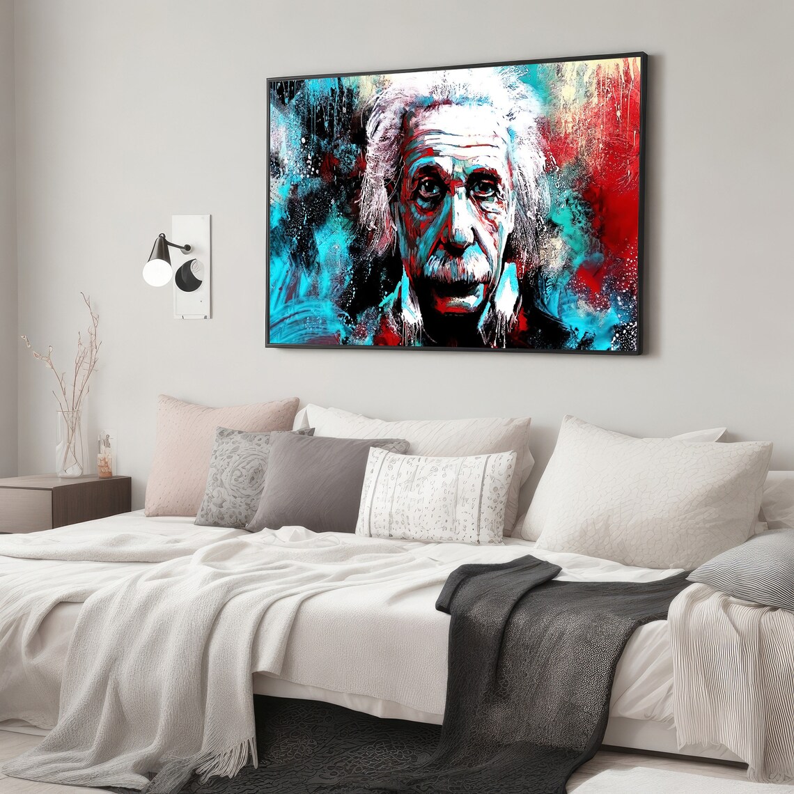 Albert Einstein Pop Art Print, Pop Culture Decor - Image 3