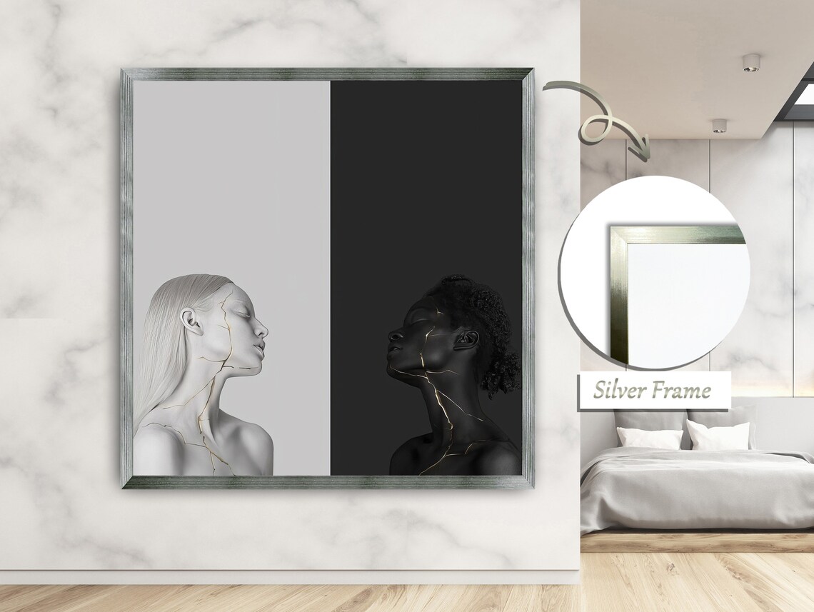 Contrast Of Light And Shadow, Monochrome Art - Image 2