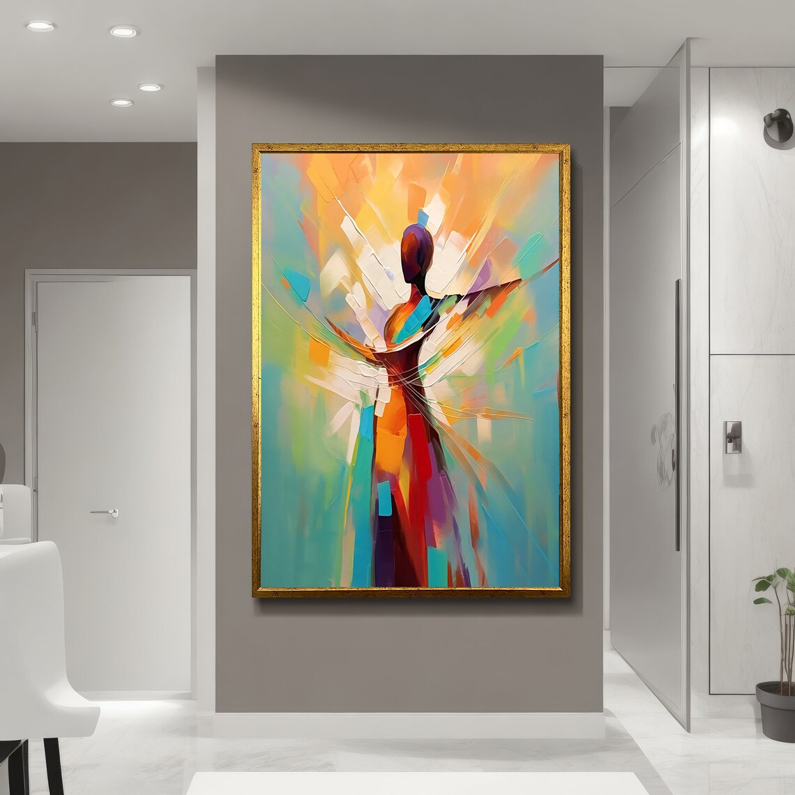 Abstract Dance Modern Ballet Dancer, Home Decor - Image 5