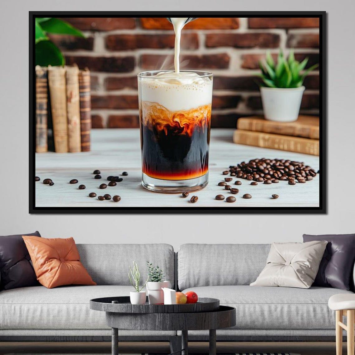 Brewed Coffee Delight Coffee Lover Wall Art Home Decor For Kitchen Cafe Rich Cafe Aesthetic By Nichecanvas - Image 3