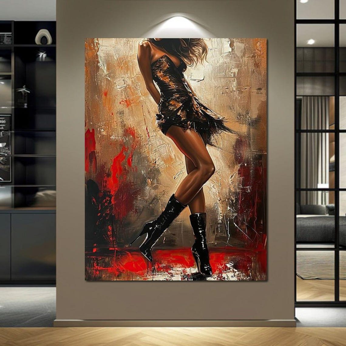 Alluring Legs - Rhythmic Art Print - Image 2