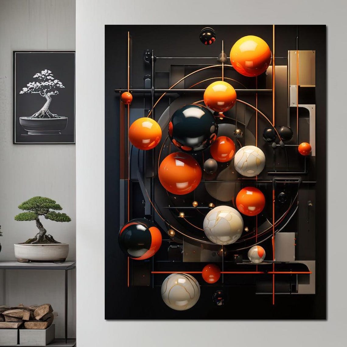 Colorful Modern Abstract Art Print