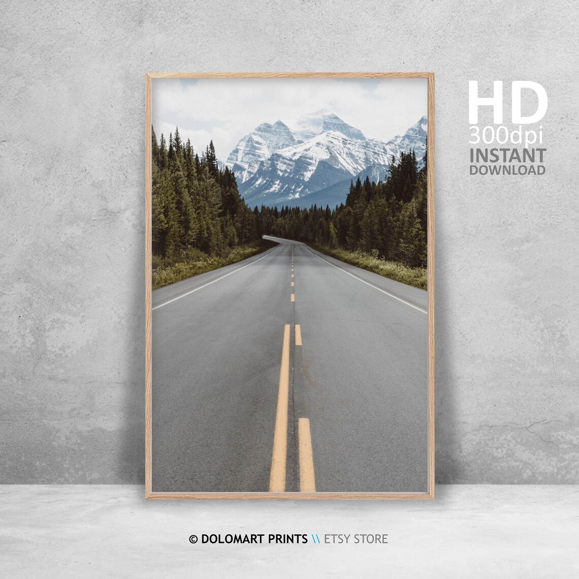 Travel Into The Wild Poster, Nordic Mountain Landscape - Image 4