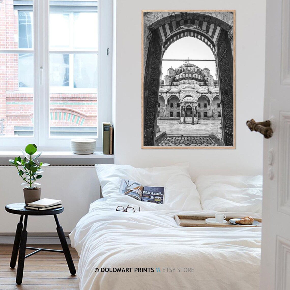 Istanbul Architecture Print, Retro Boho Travel Poster - Image 4