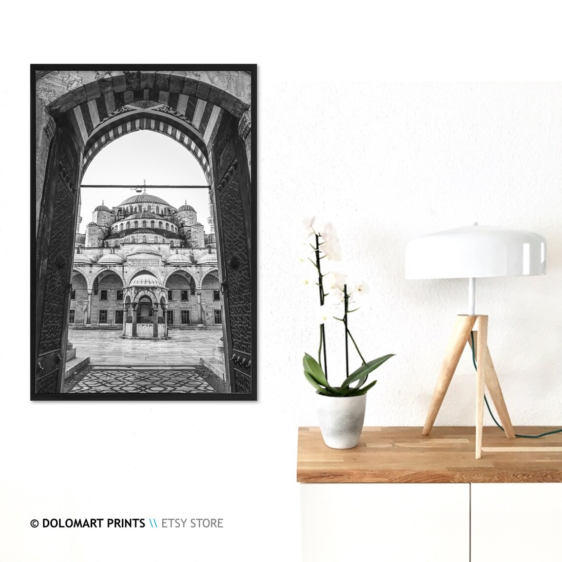 Istanbul Architecture Print, Retro Boho Travel Poster - Image 3