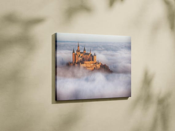 Fairytale Castle Landscape Framed Print Enchanting Castle Art Magical Landscape Magic Castle Decor