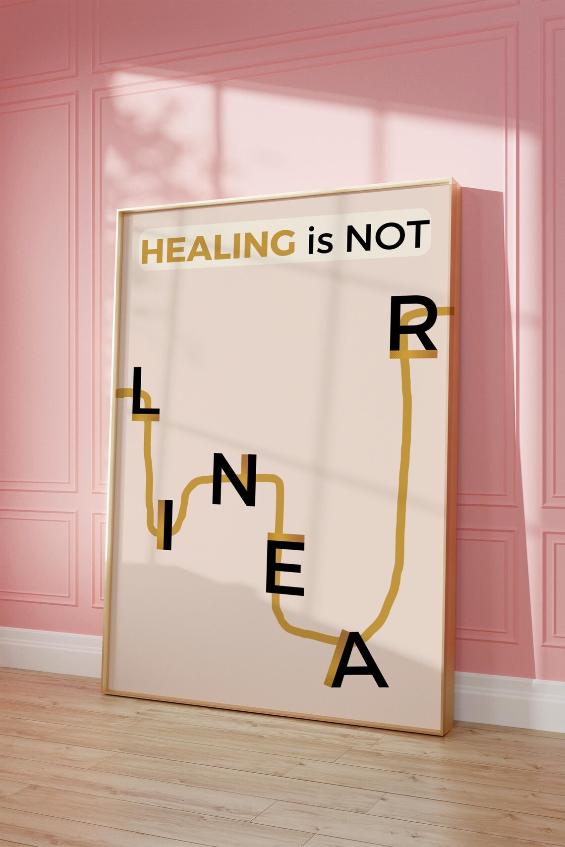 Healing Is Not Linear, Motivational Poster - Image 2