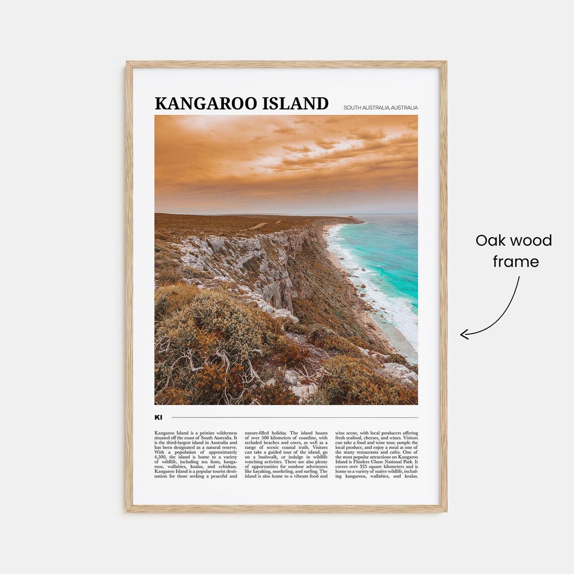 Kangaroo Island Australia Coastal Cliffs Travel Photography Poster - Image 3
