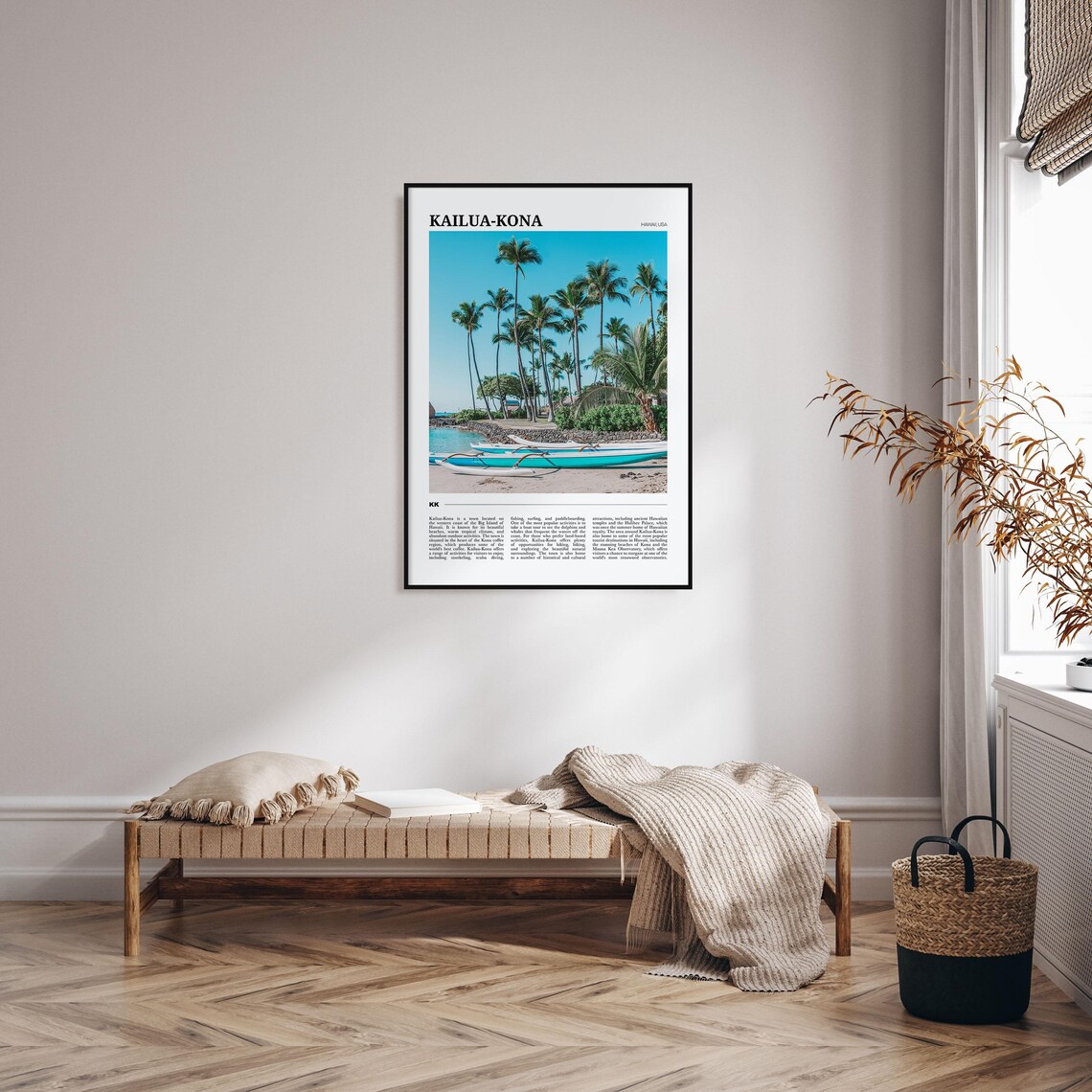 Kailua Kona Travel Poster, Hawaii Travel Art Print - Image 4