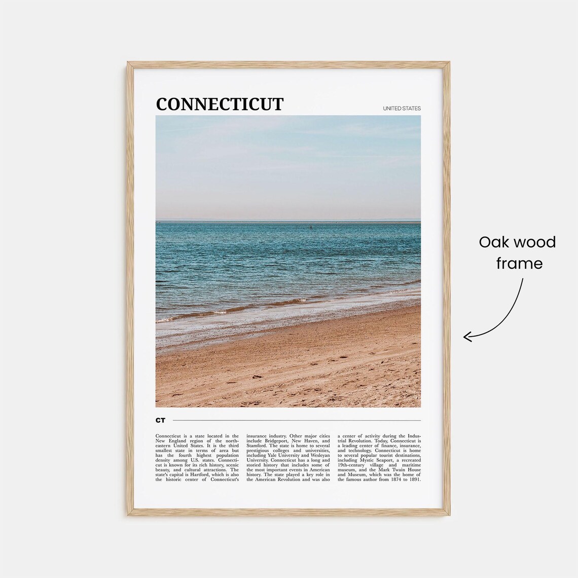 Connecticut Travel Poster No 2, Connecticut Travel Poster - Image 3