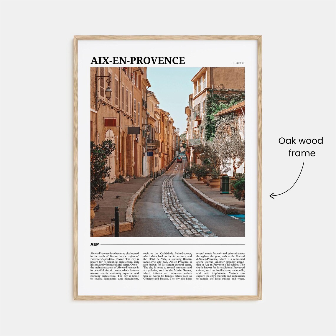 Aix En Provence Travel Poster, France Wall Art Print - Image 3
