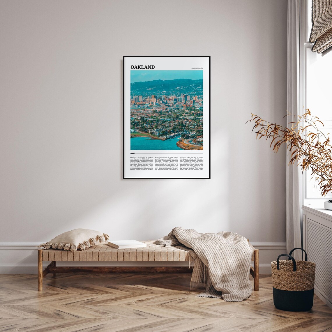 Oakland Travel Poster, California USA Art Print - Image 4