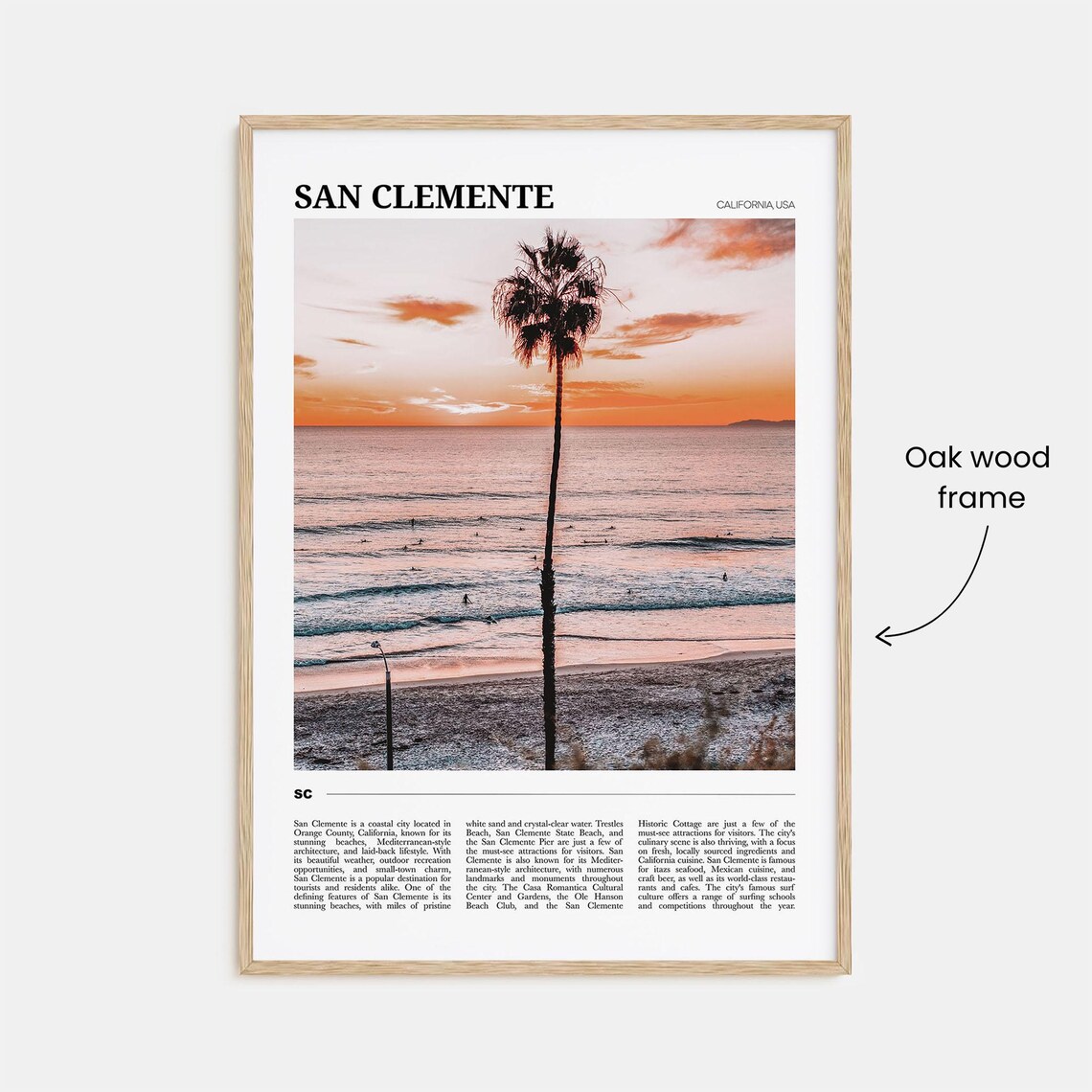 San Clemente Photo Travel Poster - Image 3