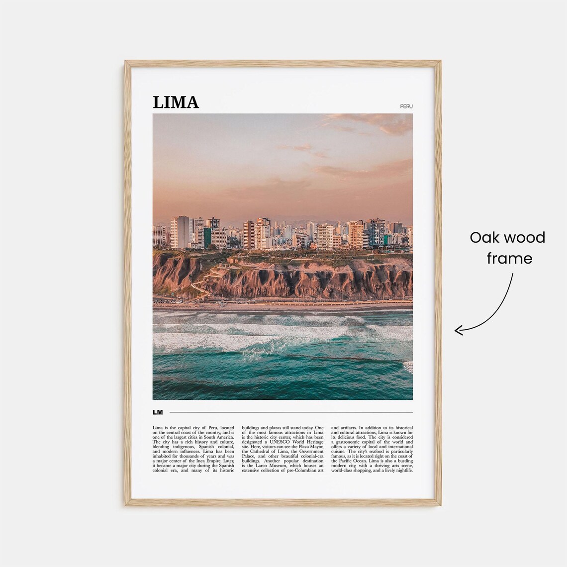 Lima Travel Poster, Peru Wall Art Print - Image 3