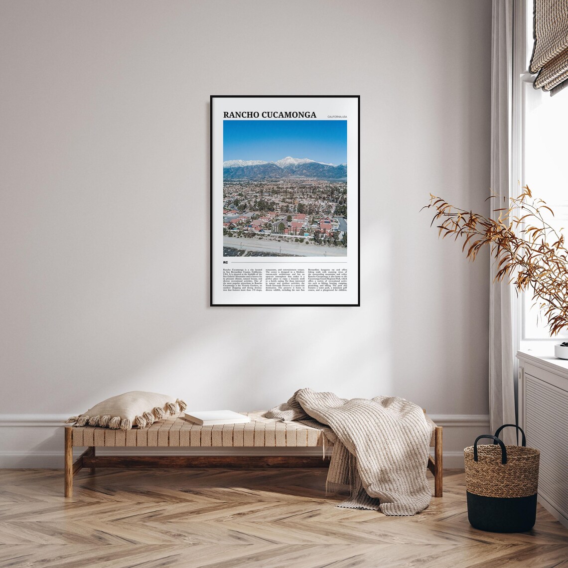 Rancho Cucamonga Travel Poster, Place Wall Art - Image 4