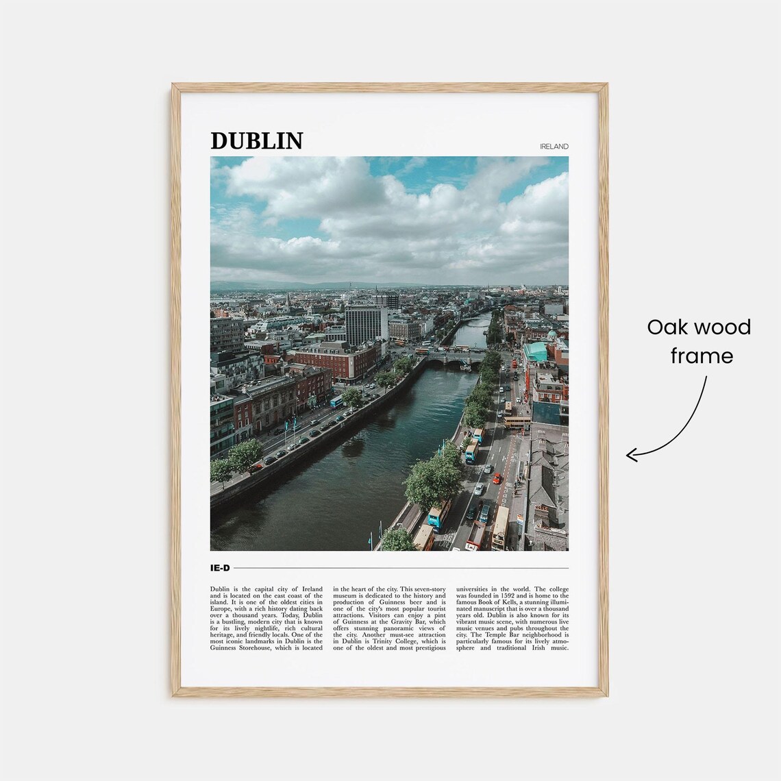 Dublin Travel Poster, Ireland Travel Poster - Image 3