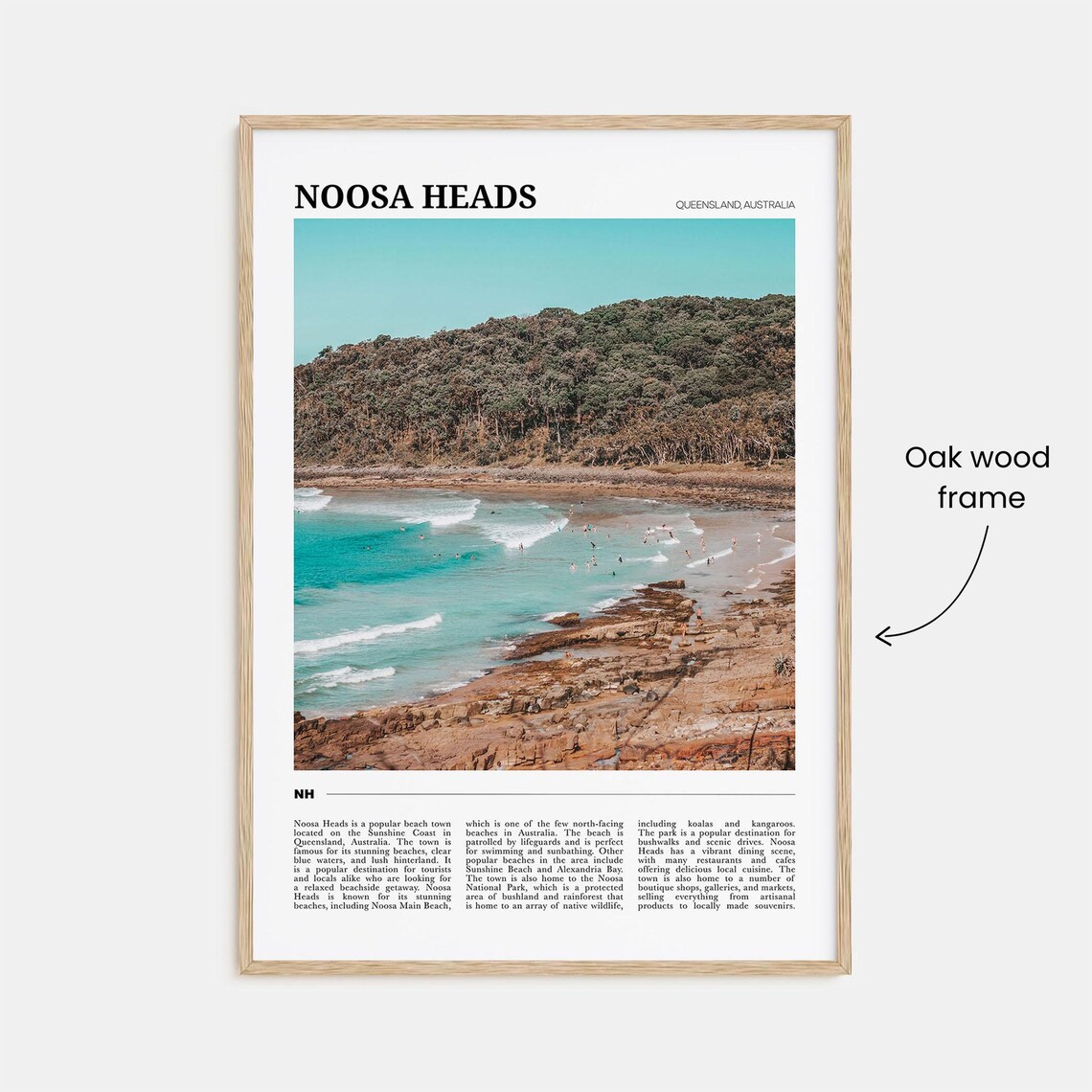 Noosa Heads Travel Poster, Australia Wall Art - Image 3