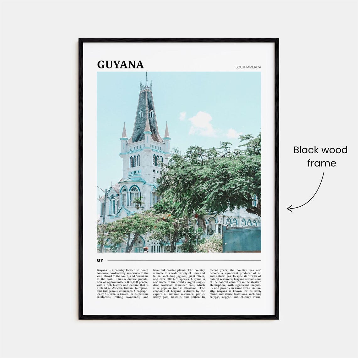 Guyana South America Travel Poster - Image 2