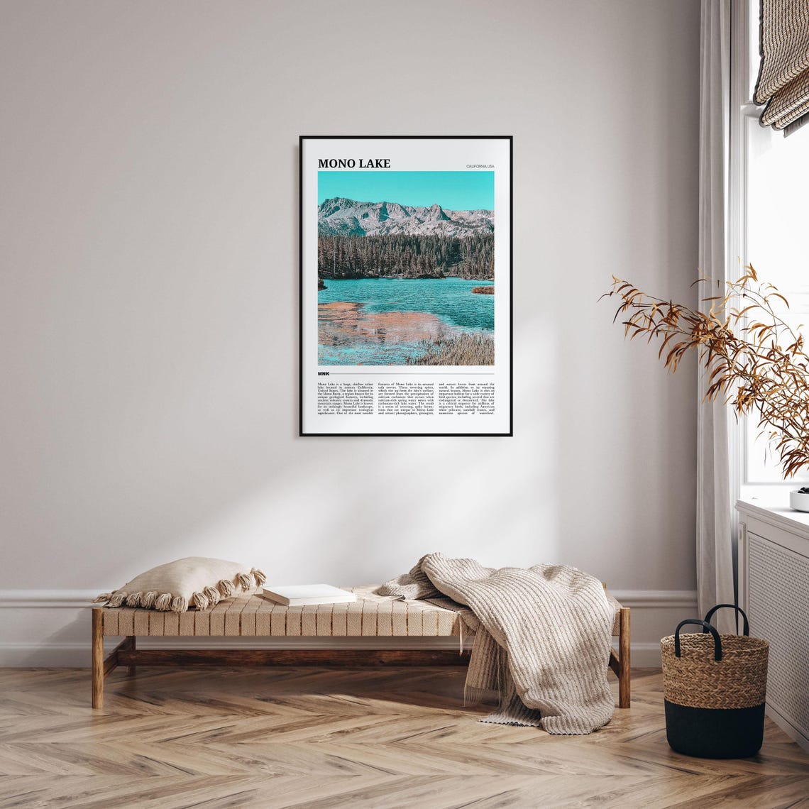 Mono Lake Travel Poster Mono Lake Wall Art Mono Lake Poster Print Mono Lake Photo Mono Lake Decor California Usa - Image 4