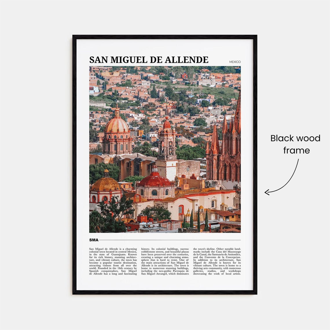 San Miguel De Allende Travel Poster San Miguel De Allende Wall Art San Miguel De Allende Poster Print San Miguel Photo San Miguel Decor - Image 2
