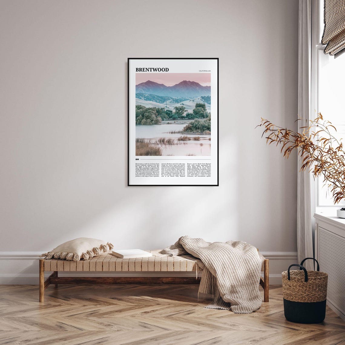 Brentwood Travel Poster Brentwood Wall Art Brentwood Poster Print Brentwood Photo Brentwood Decor California Usa - Image 4