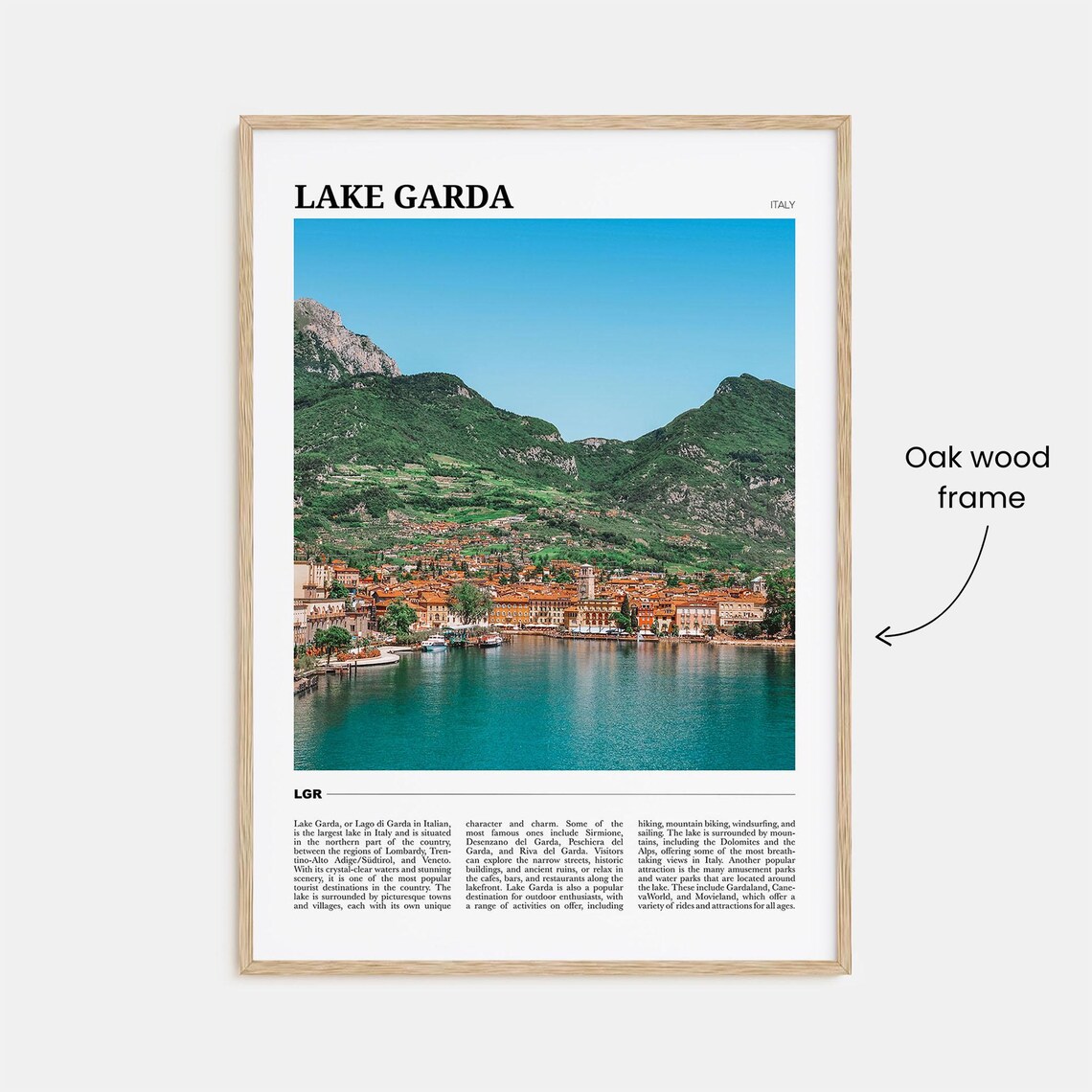 Lake Garda Italy Photo Art Print - Image 3