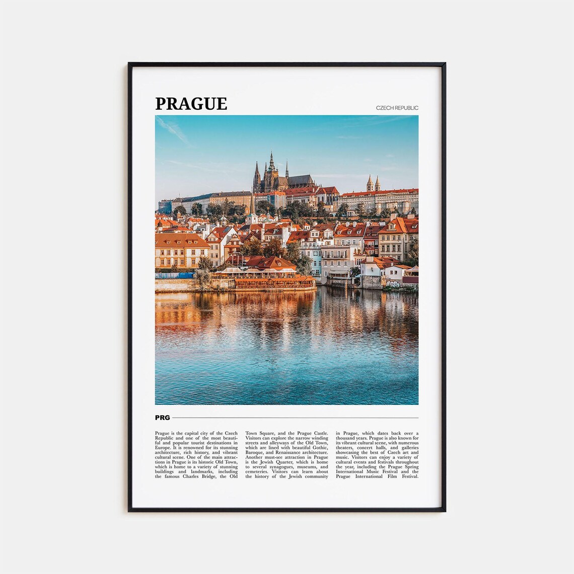 Prague Czech Republic Photo Poster Print