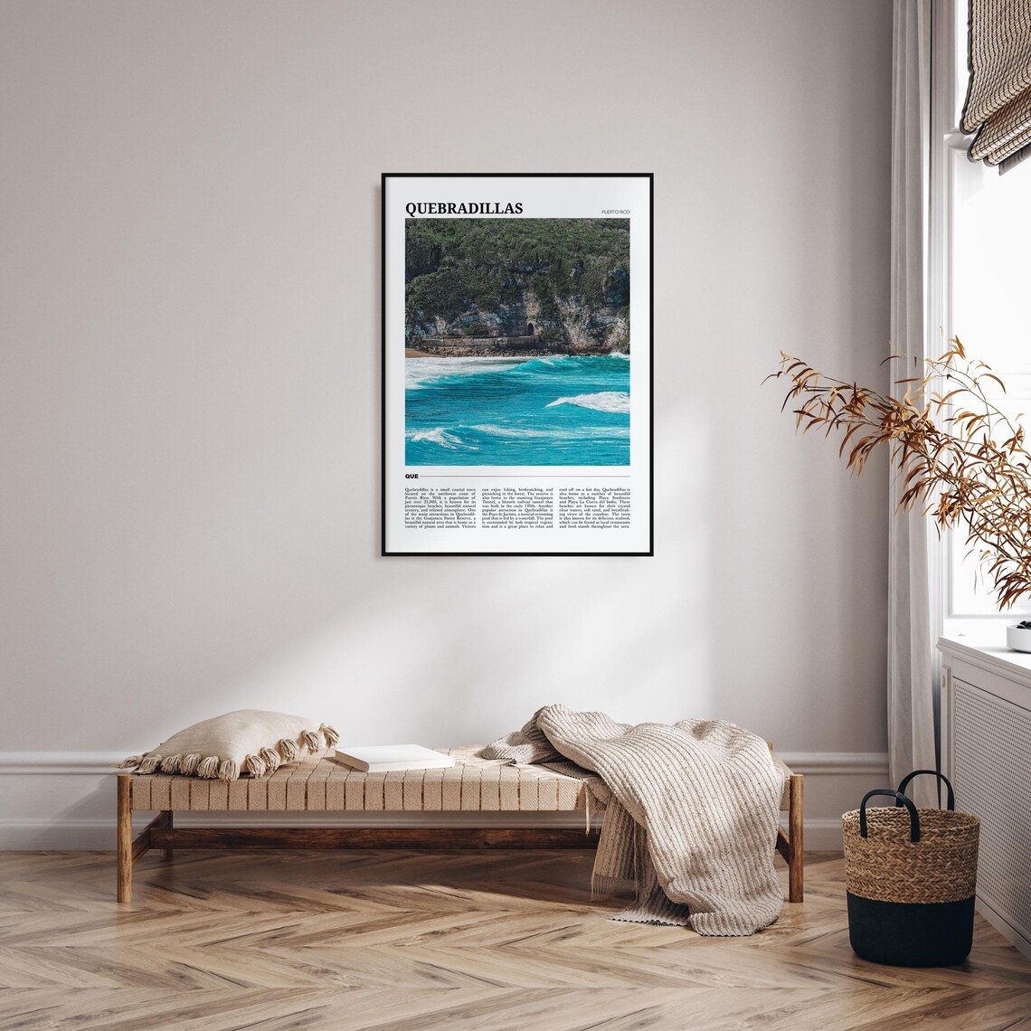 Quebradillas Travel Poster, Puerto Rico Art Print - Image 4