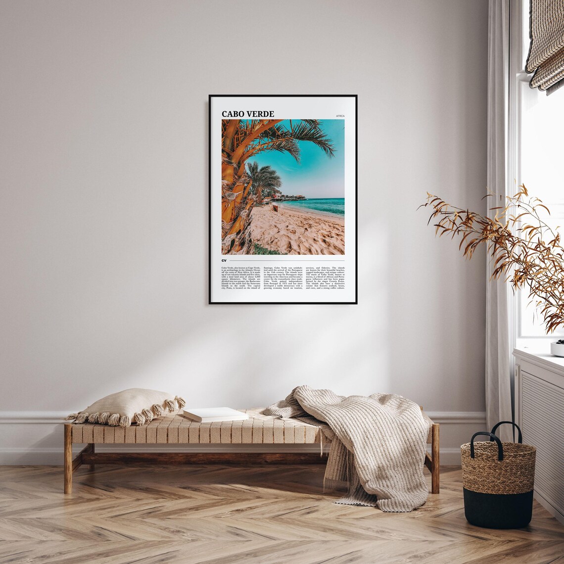 Cabo Verde Travel Poster, African Wall Art Print - Image 4