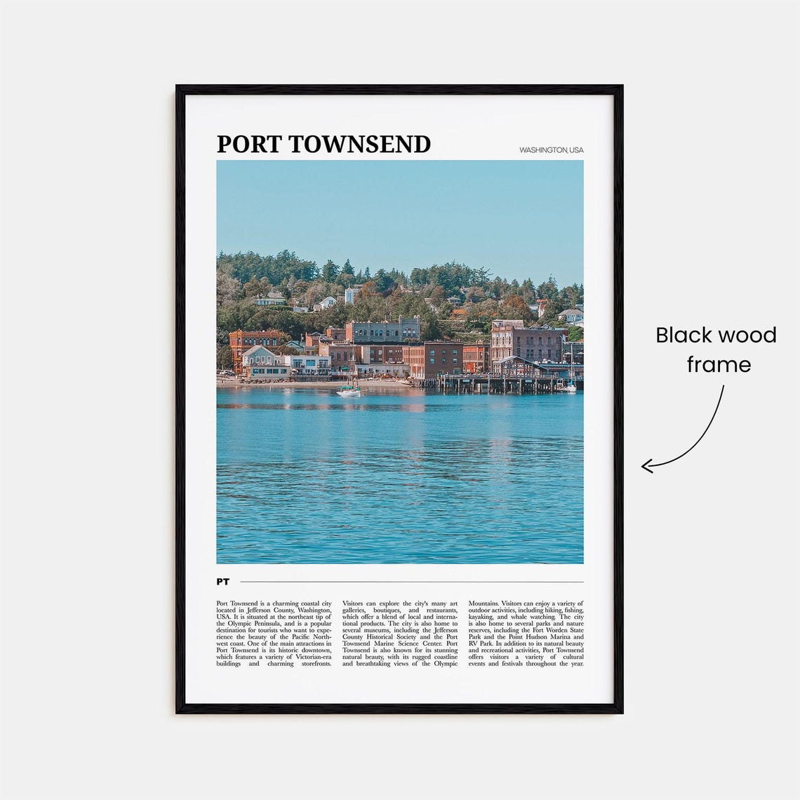 Port Townsend Travel Poster Port Townsend Wall Art Port Townsend Poster Print Port Townsend Photo Port Townsend Decor Washington Usa - Image 2