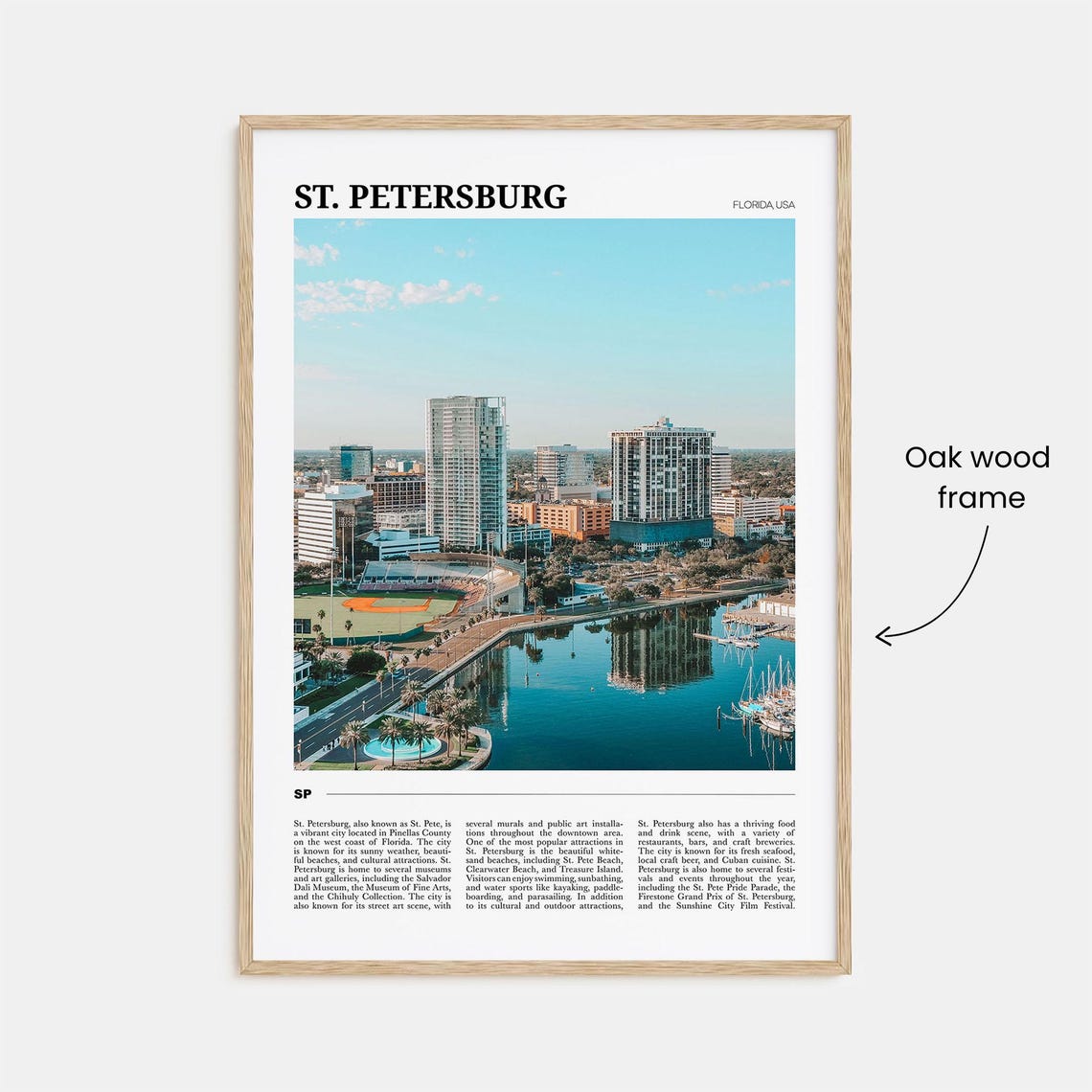 St Petersburg Travel Poster Florida St Petersburg Wall Art St Petersburg Poster Print St Petersburg Photo St Petersburg Decor Usa - Image 3