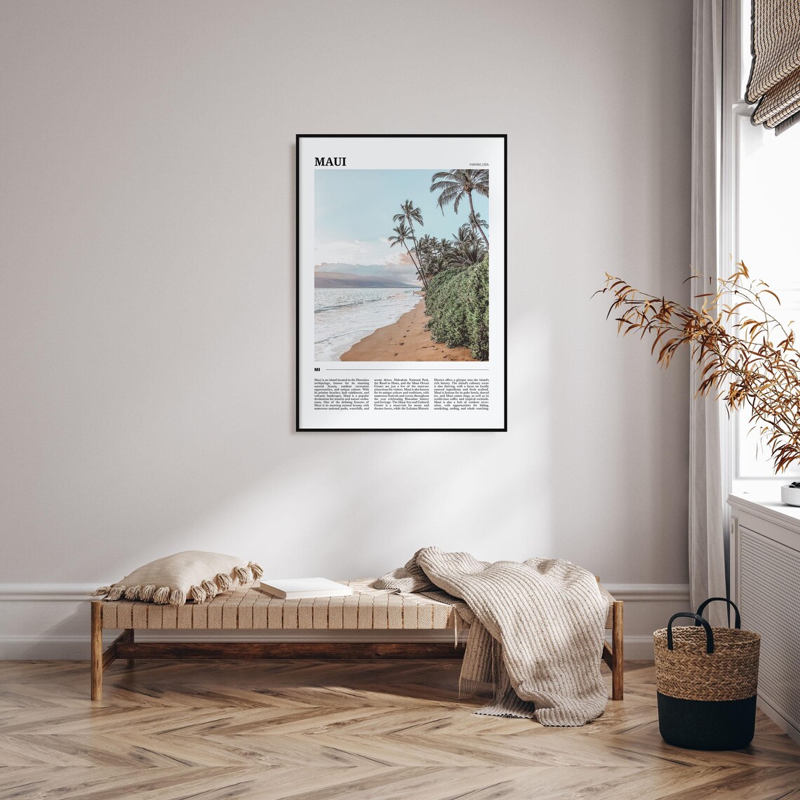 Maui Travel Poster, Hawaii USA Landscape Art Print - Image 4
