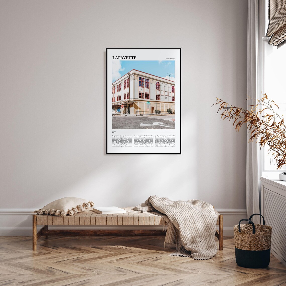 Lafayette Louisiana Historic Downtown Travel Photography Poster - Image 4