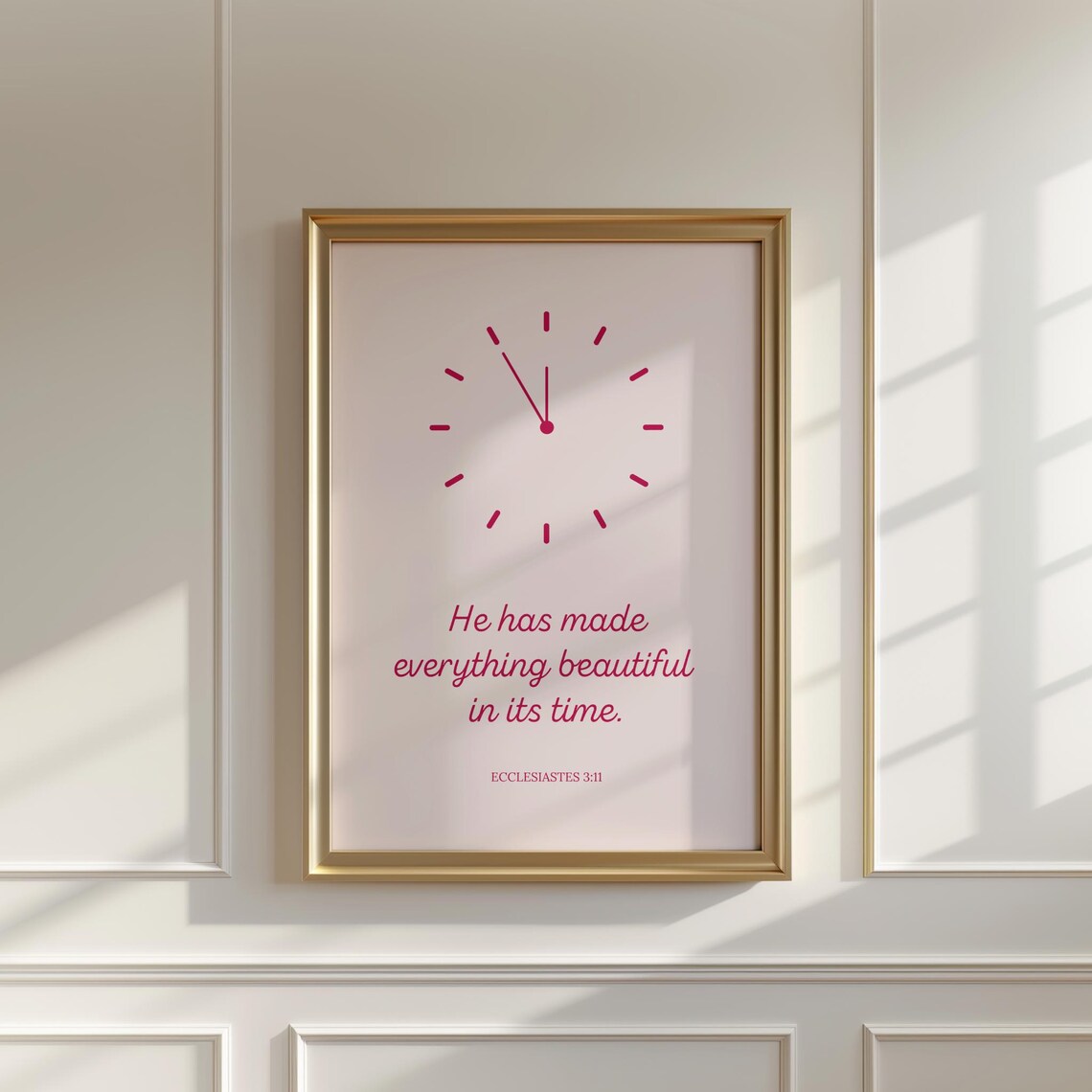 Ecclesiastes 3:11 Christian Girl Home Decor - Image 2