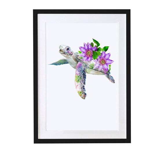 Sea Turtle Animal Art Print