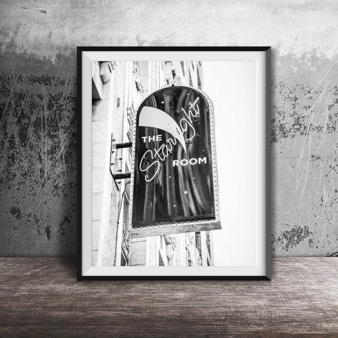 The Starlight Room San Francisco Crescent Moon Neon Sign Poster - Image 2