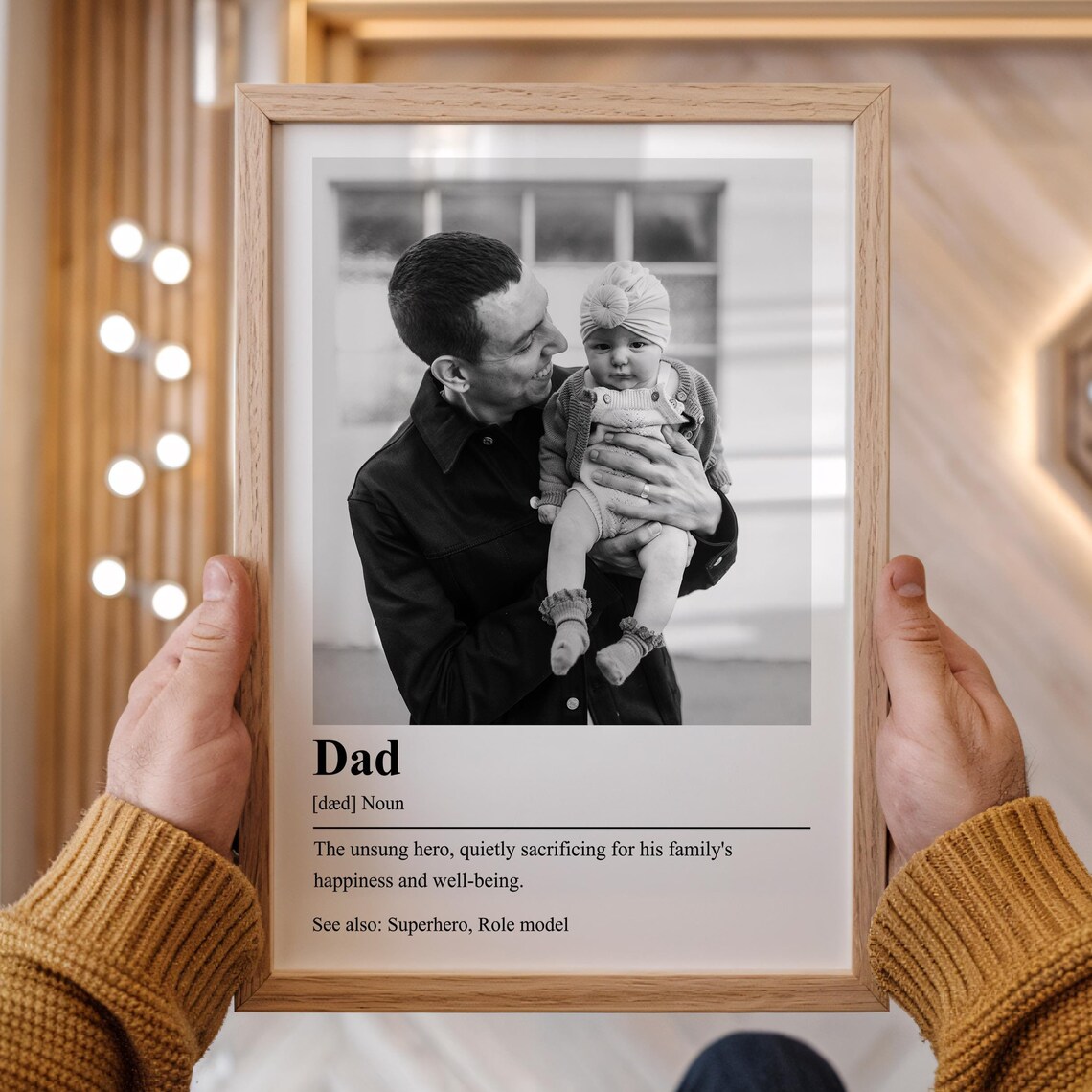 Dad Definition - Personalized Christmas Print