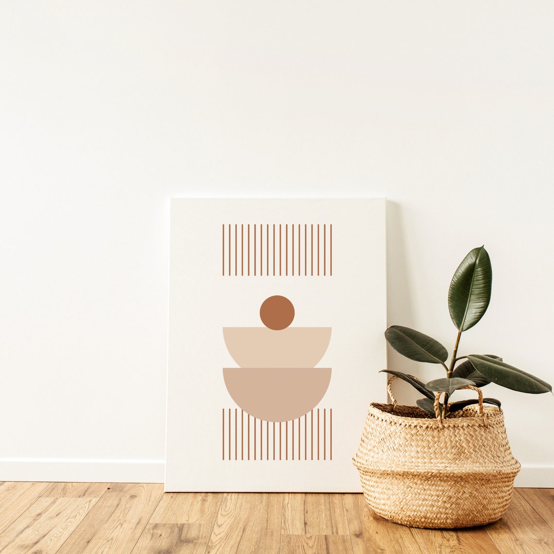 Mid Century Modern Print Boho Wall Art Abstract Poster Wall Art Bohemian Decor Art Print Minimalist Wall Art Geometric Print - Image 2