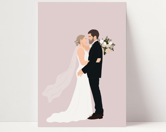 Custom Drawing Portrait Home Gift Family Portrait Personalised Portrait Gift For Her