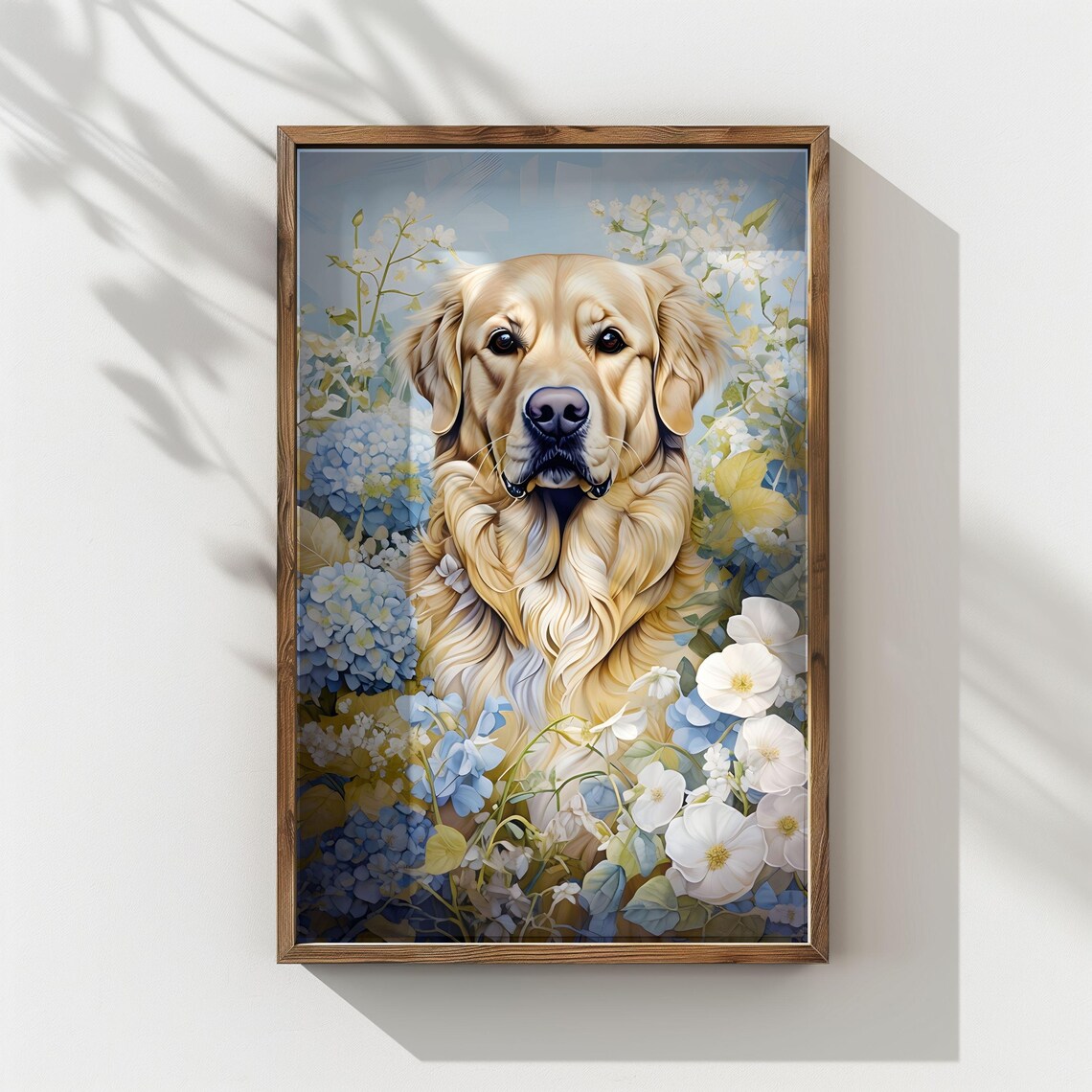 Golden Retriever Art Print, Dog Lover Gift