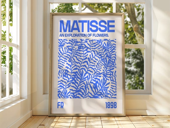 Henri Matisse Floral Art Poster Exhibition Gallery Print Famous