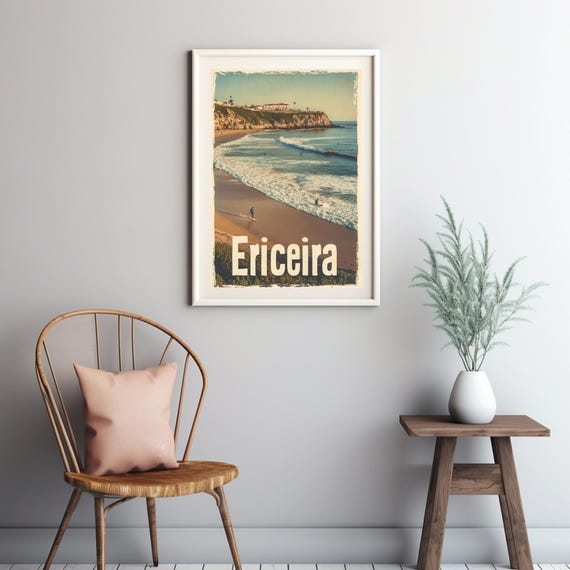 Ericeira A Vintage Beach Escape With Surfer And Scenic Cliffs In Portugals Coastal Paradise