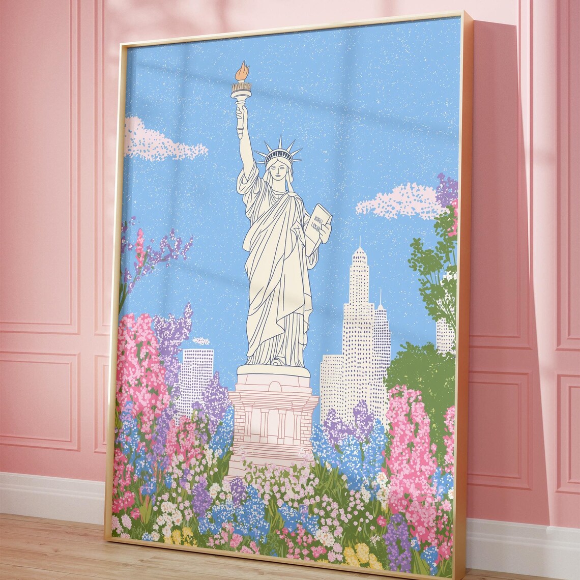 New York City Statue Of Liberty Art Print