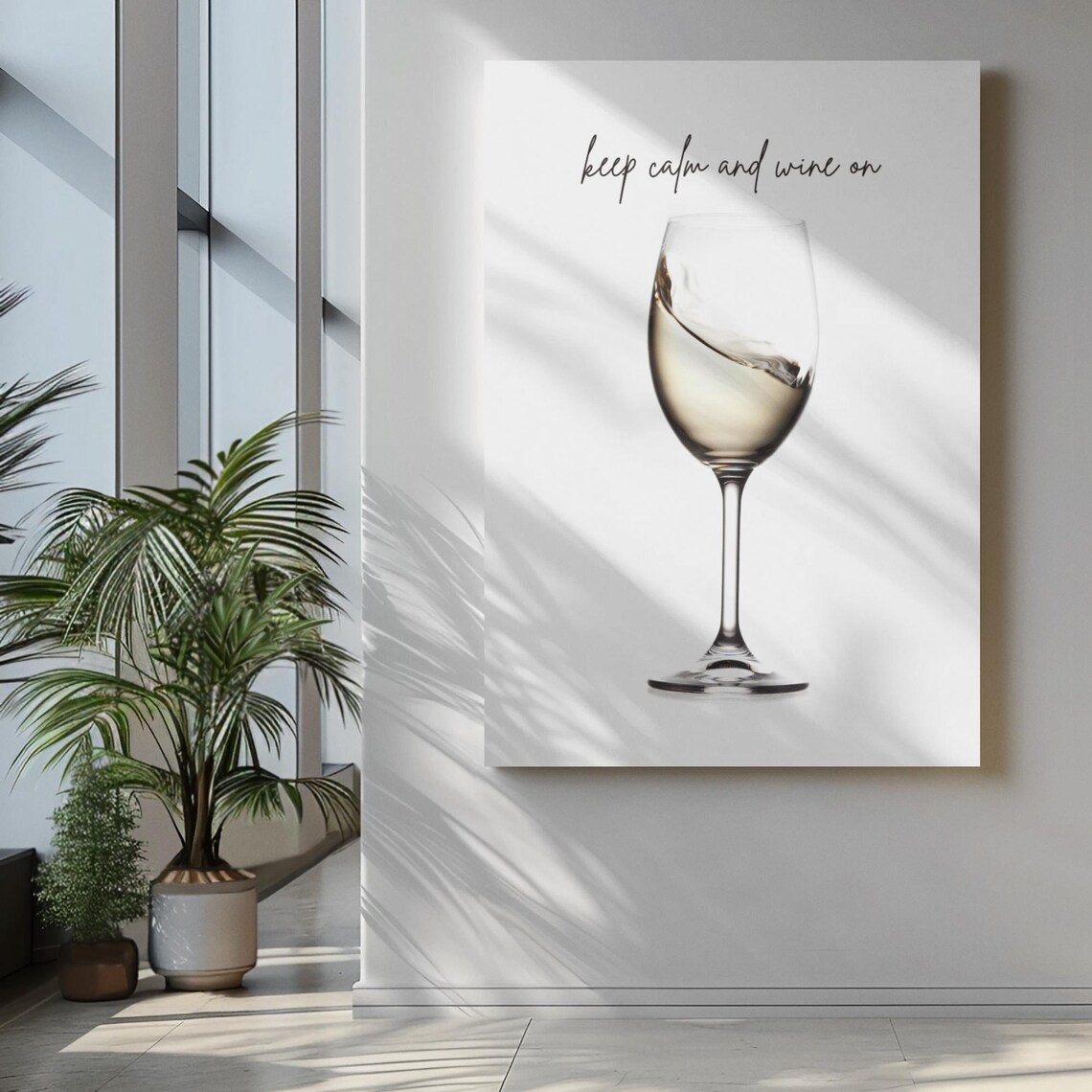 Keep Calm And Wine On, Christmas Bar Decor - Image 2