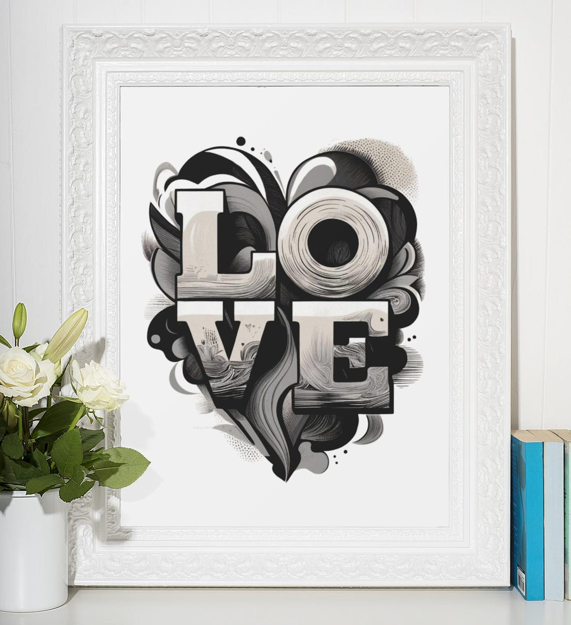 Love Love Word Art - Image 2